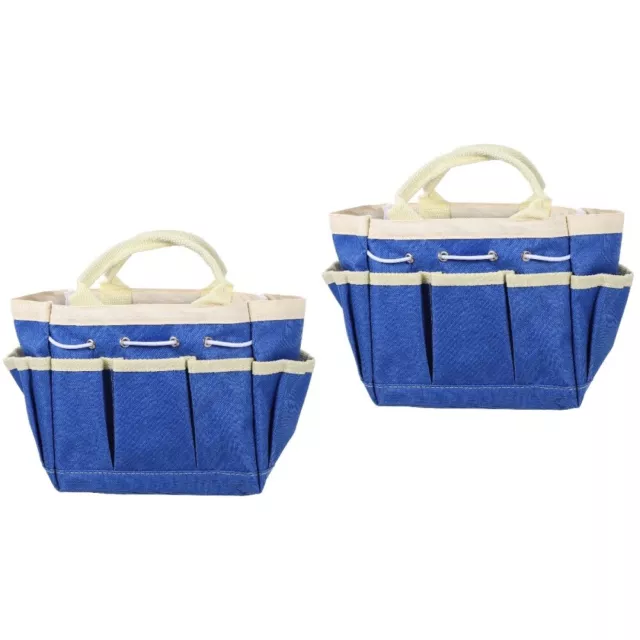 Set of 2 Oxford Cloth Storage Bag Man Canvas Garden Tool Tote