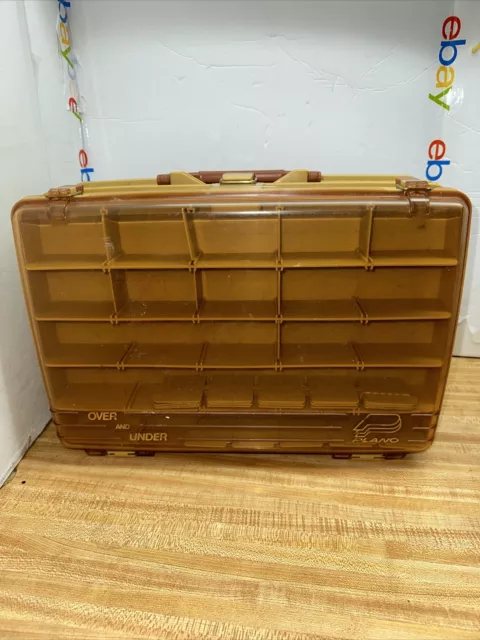 VINTAGE OVER AND Under Tackle box by Plano $20.00 - PicClick