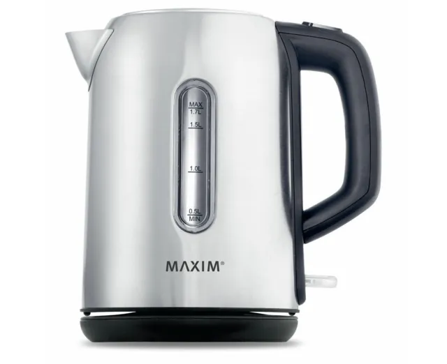 MAXIM Stainless Steel Kettle /Cordless/docking Coffee Tea Kitchen 1.7L
