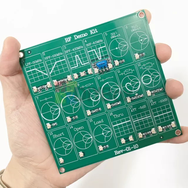 RF Demo Kit For NanoVNA RF Test board Vector Network Test Filter Attenuator