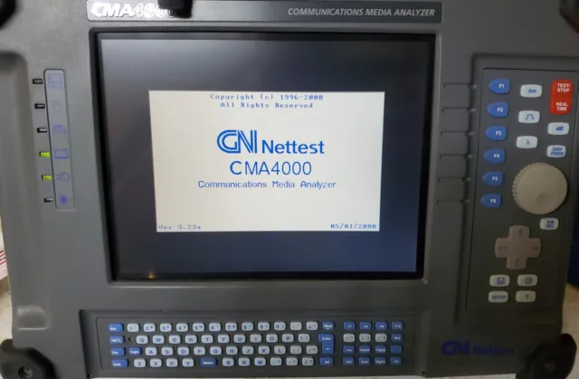 GN NetTest CMA4000 Communications Media Analyzer fiber OTDR CMA4413 w/case