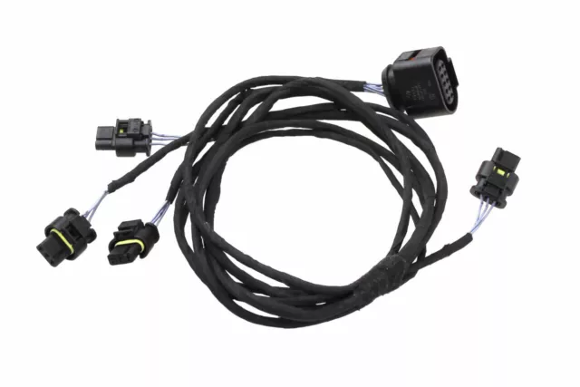 Für VW Passat B7 Sharan Original Kufatec Kabelbaum PDC Sensor Stoßstange Hinten