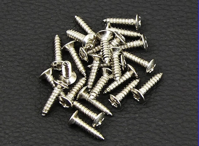 Guitar Pickguard Mounting Screws for ST SQ Electric Guitar Bass Plate 50PCS