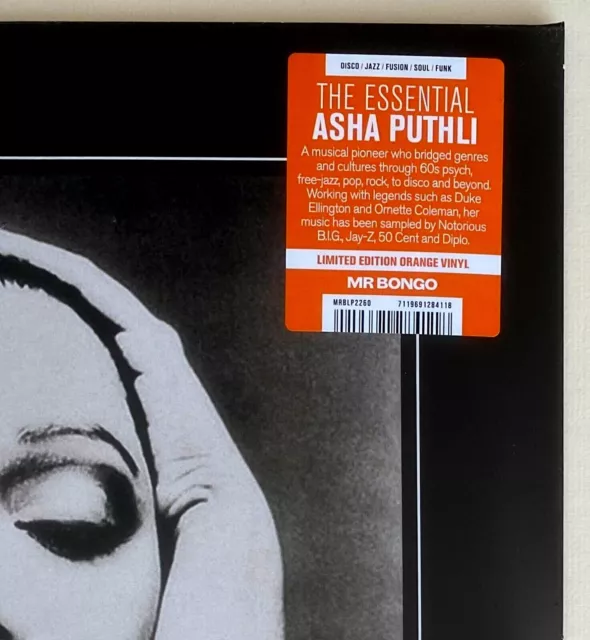 ASHA PUTHLI * THE ESSENTIAL ASHA PUTHLI * UK LIMITED 2x ORANGE VINYL * SEALED! 3