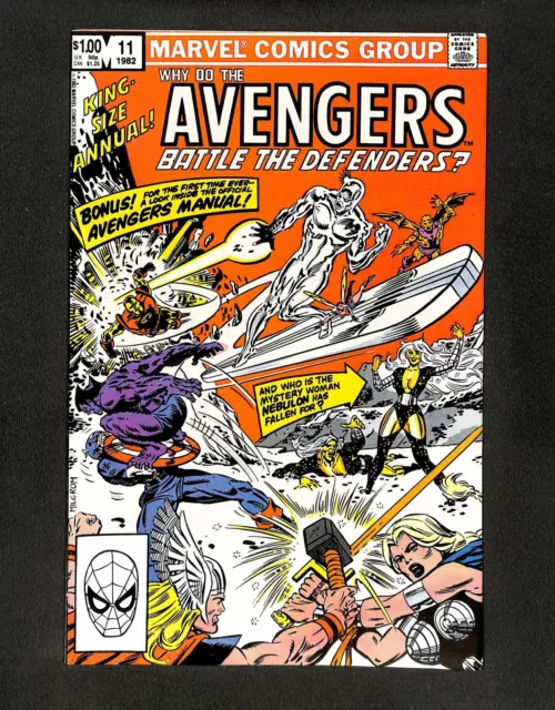 Avengers Annual #11 Vs Defenders Silver Surfer! Marvel 1982