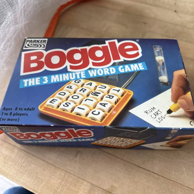 Boggle - The 3 Minute Word Game by Parker/Hasbro - in good condition