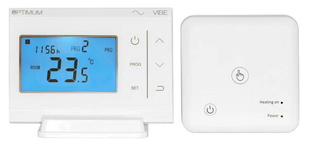 Optimum Vibrations RF Digital Programmable Thermostat Chambre Fil Chaudière Plus