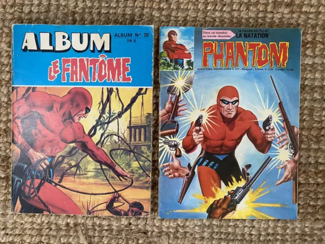 Lot ALBUM Reliure LE FANTÔME (PHANTOM) N°39 (405 À 410 ) 1972 + N°471 (1978) VF