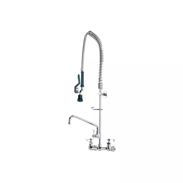 Krowne 17-109WL Royal Series 8" Wall Mount Pre-Rinse Assembly w/ Add-On Faucet