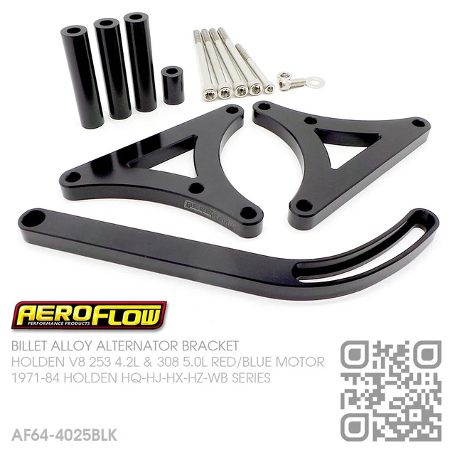 Aeroflow Alternator Bracket Billet Lhs [Holden V8 253-308 Hq-Hj-Hx-Hz-Wb Monaro]