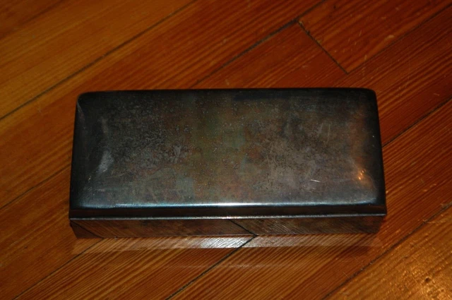 Towle Silver Plated Jewelry Box Rectangle 7.5 x 3.25 Inches