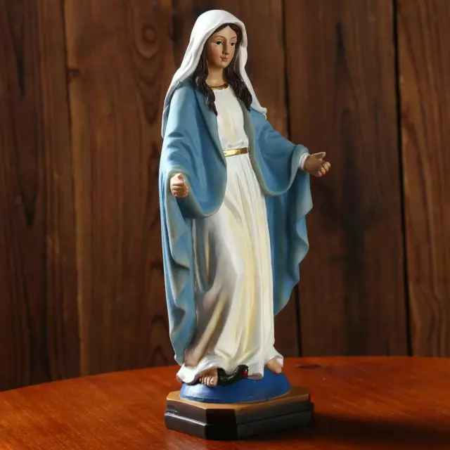 Blessed Saint Virgin Mary Statue Figure Our Lady of Loudes Figurine Sculpture