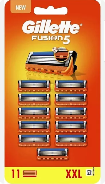 Gillette Fusion 5 XXL Razor Blades Refills - Pack of 11 Catridges