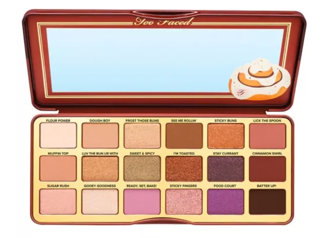 Too Faced Cinnamon Swirl Limited Edition Sweet & Spicy Eye Shadow Palette NIB