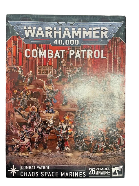 Games Workshop Warhammer 40 000 - Combat Patrol: Chaos Space Marines - Armée Prête à Jouer 26 Figurines