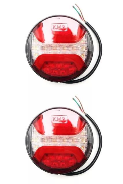 2 pièces. 12V dynamique LED feux de remorque feu arrière feu stop