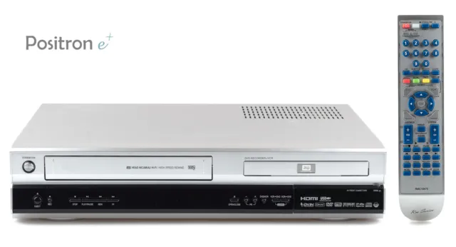 Appareil combiné d'enregistreur DVD VHS + HDMI / pour la numérisation de cassettes VHS