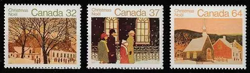 Canada postfris 1983 MNH 898-900 - Kerstmis / Christmas