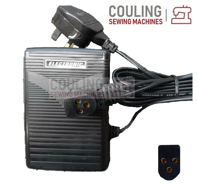 thumbnail image 2 of EVERNICE Foot Control Pedal With Cord For Singer Sewing Machines - 275K, 285K, 301, 301A, 306, 309, 319, 320 2 of 4