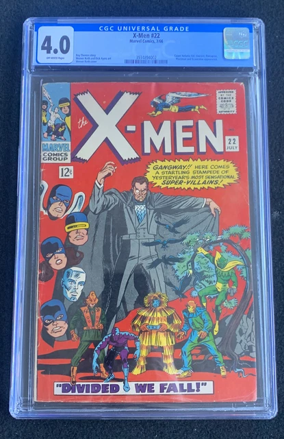 X-Men 22 CGC 4.0 Count Nafaria, Eel, Unicorn, Porcupine, Plantman, Scarecrow App