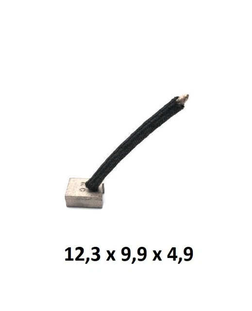 Charbon De Démarreur AS-PL SB6007P - Dimensions 6,5 X 13 X 14 Mm - Compatible Avec Plusieurs Références OEM