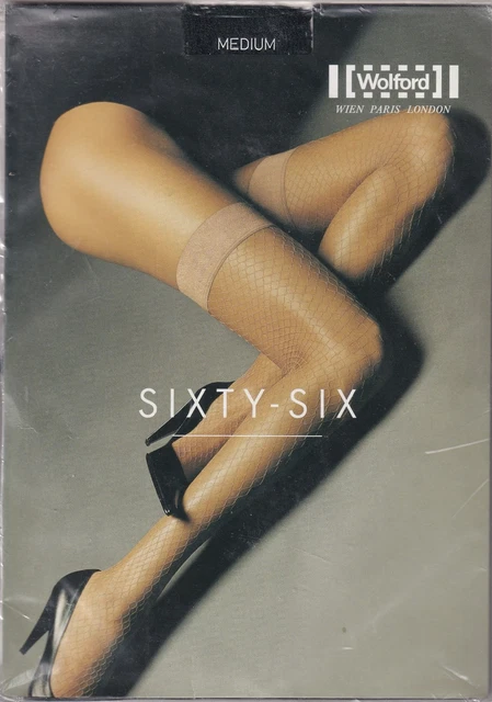 BAS JARRETIERES WOLFORD DAY & NIGHT 10 deniers STAY UP ECRUE BLANC