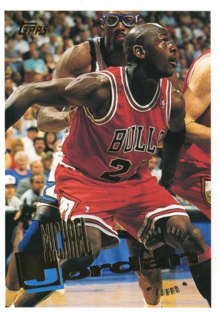 MICHAEL JORDAN - 1995-96 Topps NBA Basketball - Chicago Bulls #277