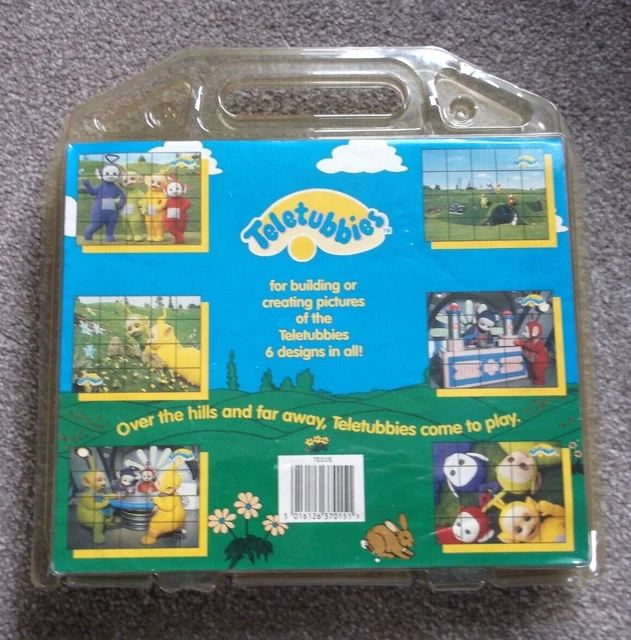 RARE VINTAGE COLLECTORS 1996 Teletubbies Picture Cube Blocks Puzzle 6