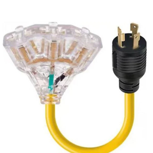 Cordon d'alimentation de rallonge de g??n??rateur fiable 1 pi??ce 30 A avec char