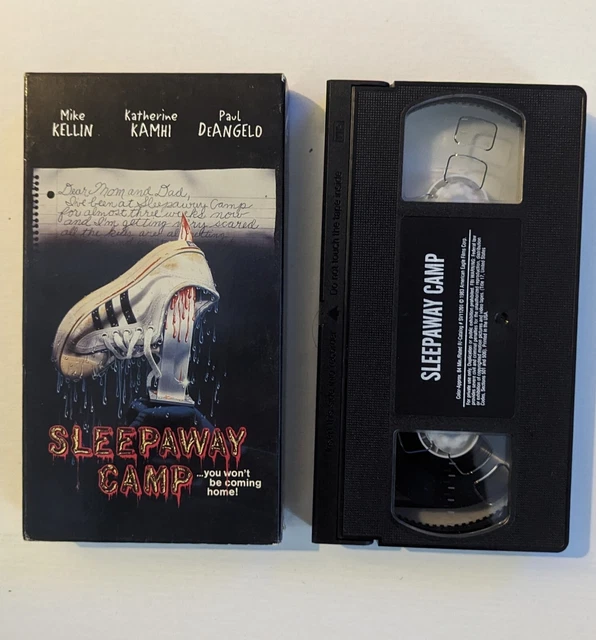 SLEEPAWAY CAMP VHS Video Tape 1983 Horror Slasher 2000 Release Rare