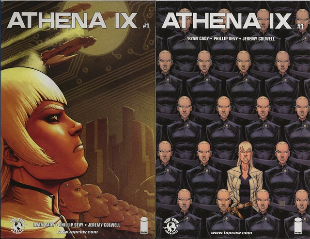Athena Ix #1 Cvr A & B Both Vf+/Nm Unread 2015 Image Top Cow Variant Comics