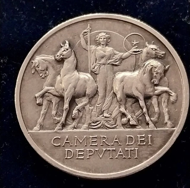 Medaglia Regia Zecca in Argento Camera Dei Deputati, anno 1928 Medaglia Regia Zecca in Argento Camera Dei Deputati, anno 1928