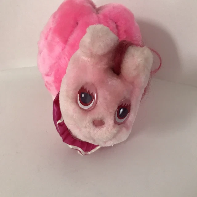 Keypers Snail VINTAGE 1980’S Tonka Keypers Fancy Plush Fuzzy Pink Snail With Pocket ...