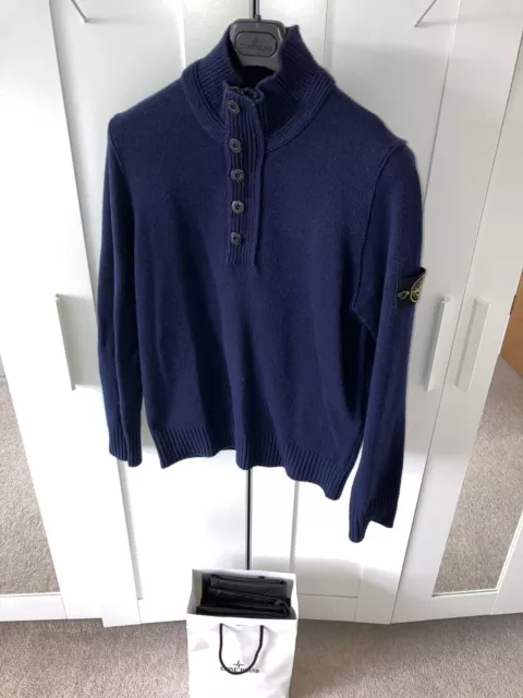 Stone Island Jumper Large Navy