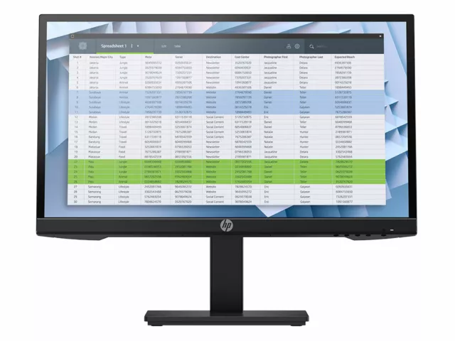 HP Monitor P22h G4 55,8cm 22Zoll IPS 1920x1080 FHD 5ms 16:9 250cd/m 1000:1