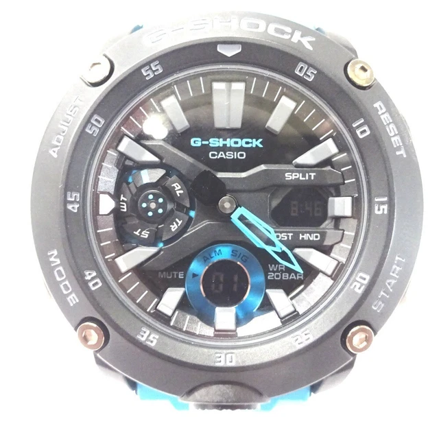 Ft582191 Casio Watch G SHOCK GA 2000 Quartz Black Dial Men s CASIO Used