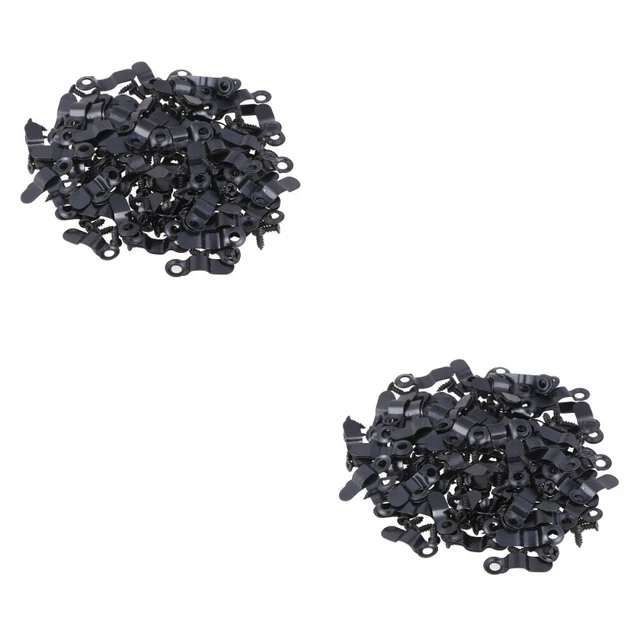 400 Pcs Photo Frame Fasteners Turn Buttons Screws Metal Clothing Rack Album