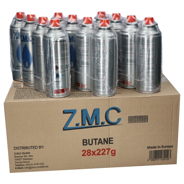 Brûleur à Gaz Bunsen Avec 20 Cartouches De Gaz Butane 227g - Allumage Piézo, Flamme Réglable