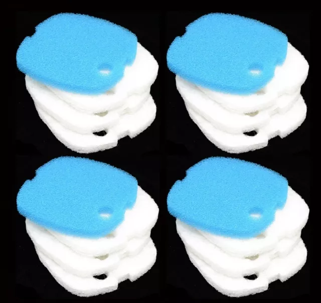 16PCS Aquarium Replacement Filter Pads for SUNSUN/ GRECH/ SUPER/ HW-302 CF300