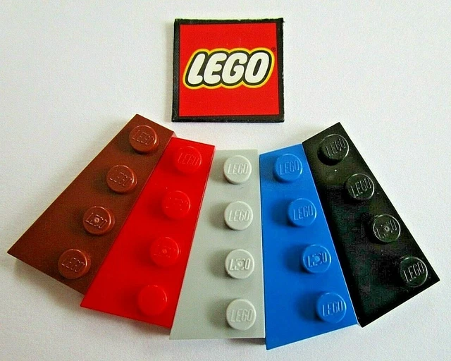 LEGO ANGLE WEDGE Wing Plate Left 2X4 (Packs of 4) Design ID 41770