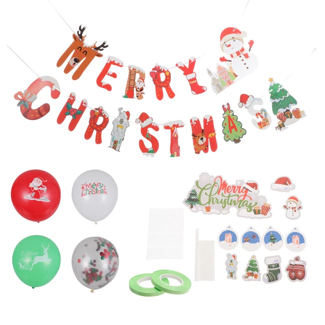 Latex Dekorationen Für Weihnachtsfeiern Frohe Weihnachten Ammer Banner