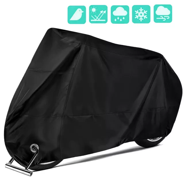 245*105*125cm XL Bâche de Moto Garage Entier Couverture de Rouleau de Garage