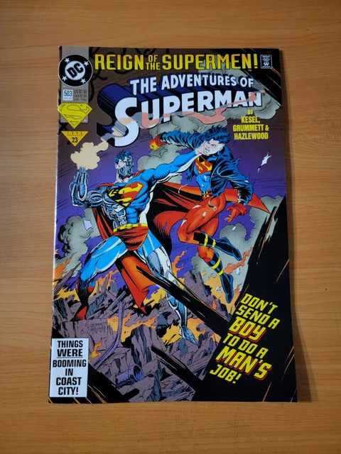 Adventures of Superman #503 ~ NEAR MINT NM ~ 1993 DC Comics