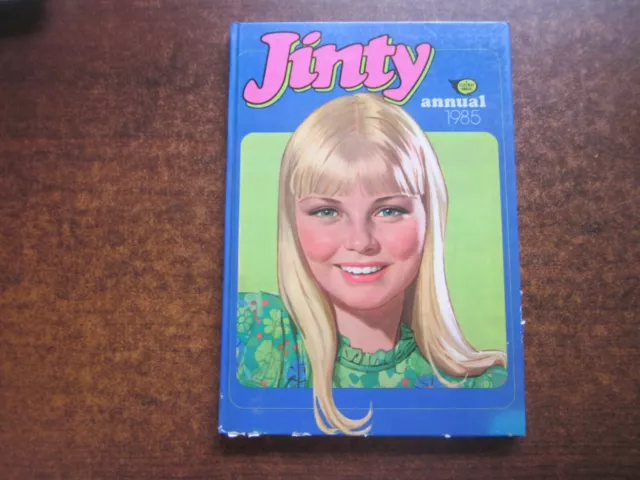 JINTY ANNUAL 1985 Fleetway Book for School Girls Hardcover Short Stories Comics