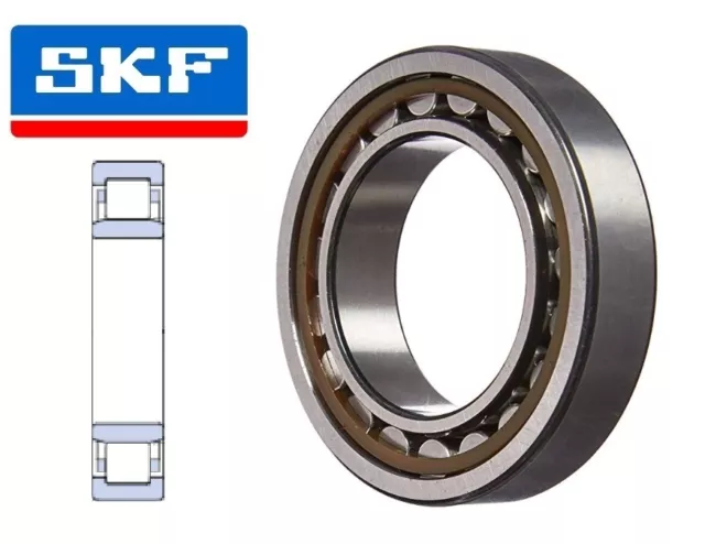 SKF - NU Series Single Row Cylindrical Roller Bearings - New