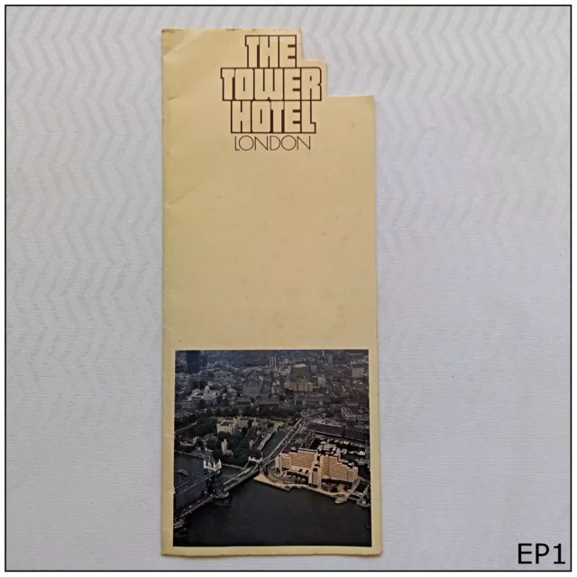 The Tower Hotel London 1970's Ephemera