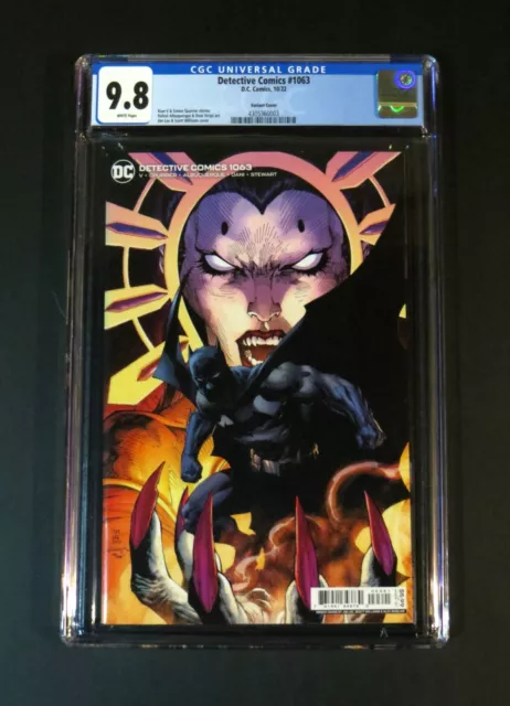 DETECTIVE COMICS #1063 CGC 9.8 NM/MT Jim Lee Variant Batman Cover Rare DC 2022