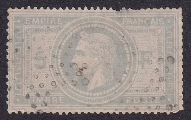 FRANCE 1869 Napoleon III 5f Lilac/Pale Lilac SG 132 Used (CV £1200)