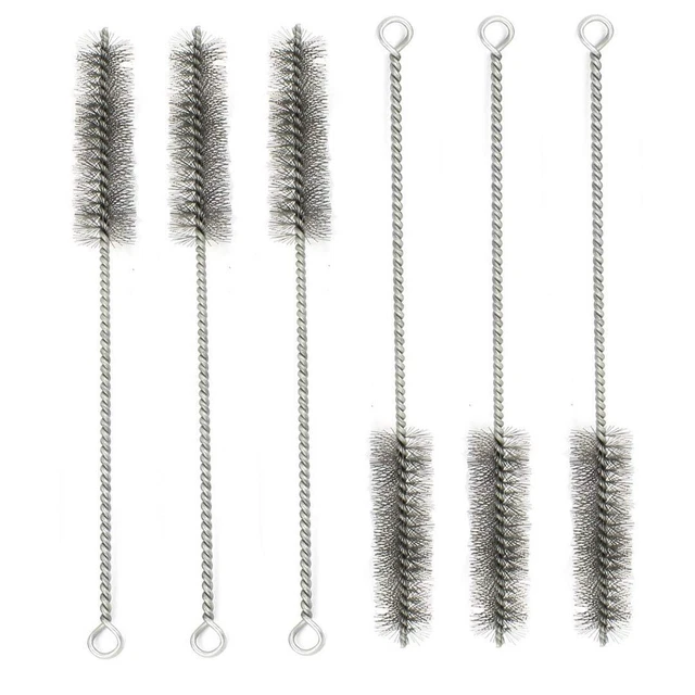 5PCS Tube Brushes Steel Wire Tube Brush Cleaner Cleaning Supplies 12.6 Inch