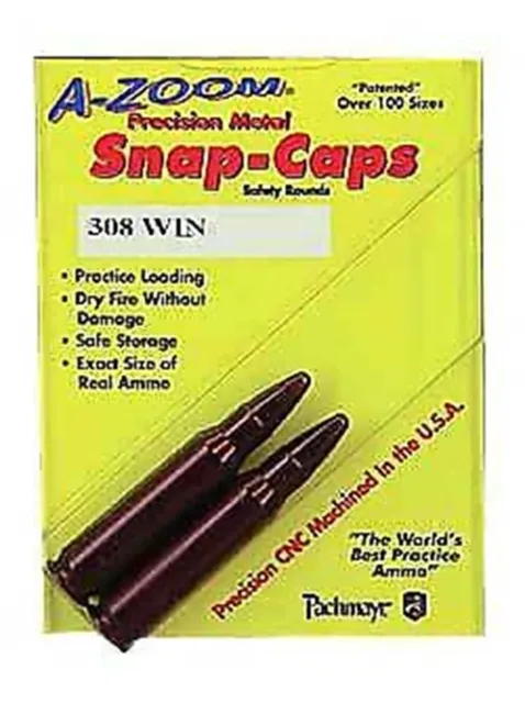 A-Zoom Rifle Precision Snap Caps 308 Winchester Pack of 2 12228